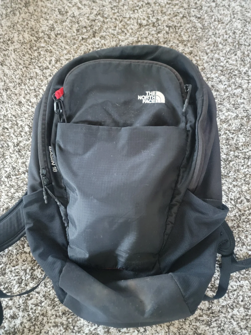 Women's Black North Face Basin 18 Day Hiking Pack